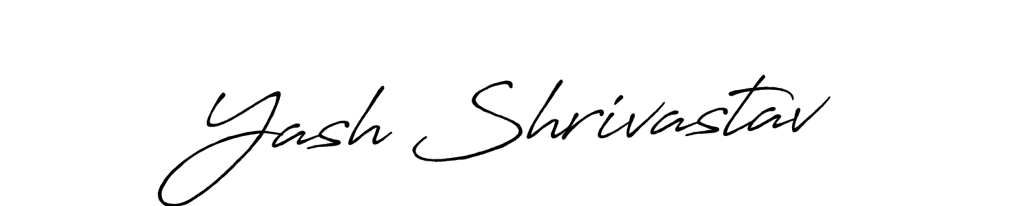 Also we have Yash Shrivastav name is the best signature style. Create professional handwritten signature collection using Antro_Vectra_Bolder autograph style. Yash Shrivastav signature style 7 images and pictures png