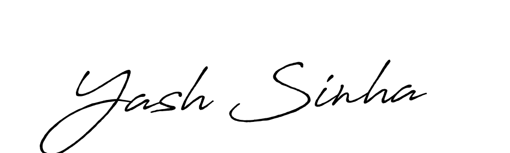 How to Draw Yash Sinha signature style? Antro_Vectra_Bolder is a latest design signature styles for name Yash Sinha. Yash Sinha signature style 7 images and pictures png