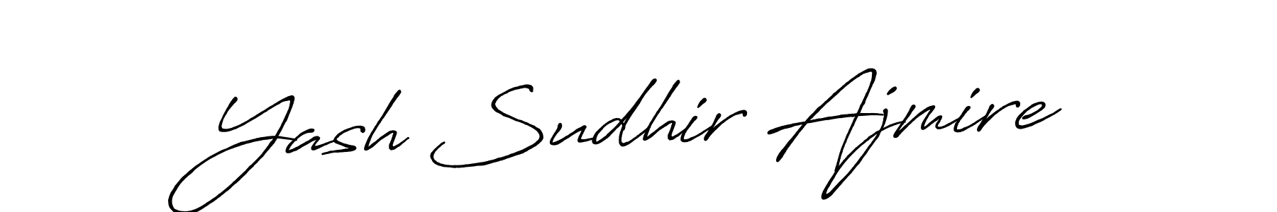 Best and Professional Signature Style for Yash Sudhir Ajmire. Antro_Vectra_Bolder Best Signature Style Collection. Yash Sudhir Ajmire signature style 7 images and pictures png