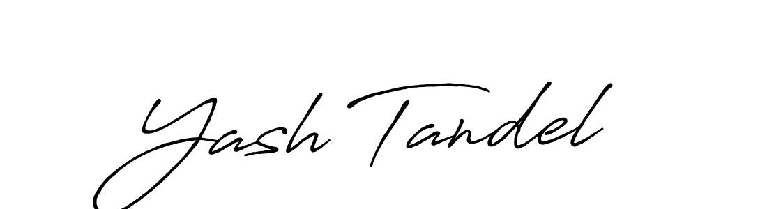 if you are searching for the best signature style for your name Yash Tandel. so please give up your signature search. here we have designed multiple signature styles  using Antro_Vectra_Bolder. Yash Tandel signature style 7 images and pictures png