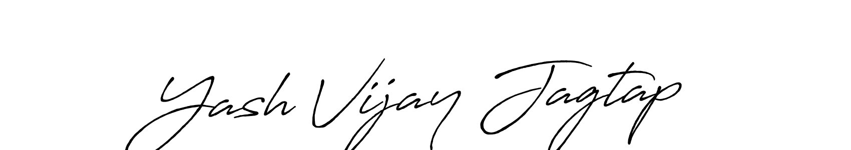 How to Draw Yash Vijay Jagtap signature style? Antro_Vectra_Bolder is a latest design signature styles for name Yash Vijay Jagtap. Yash Vijay Jagtap signature style 7 images and pictures png