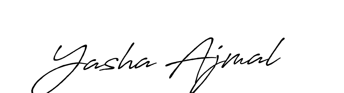 Make a beautiful signature design for name Yasha Ajmal. Use this online signature maker to create a handwritten signature for free. Yasha Ajmal signature style 7 images and pictures png