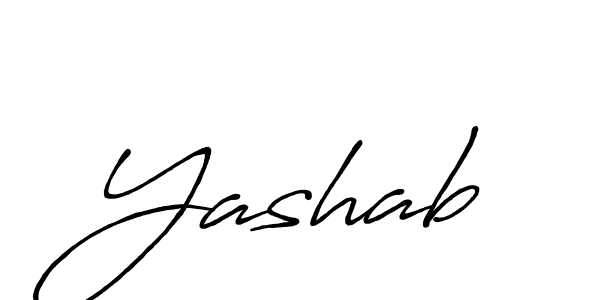 How to make Yashab name signature. Use Antro_Vectra_Bolder style for creating short signs online. This is the latest handwritten sign. Yashab signature style 7 images and pictures png