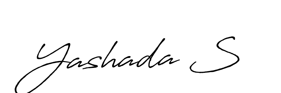 How to make Yashada S signature? Antro_Vectra_Bolder is a professional autograph style. Create handwritten signature for Yashada S name. Yashada S signature style 7 images and pictures png