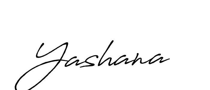 Use a signature maker to create a handwritten signature online. With this signature software, you can design (Antro_Vectra_Bolder) your own signature for name Yashana. Yashana signature style 7 images and pictures png