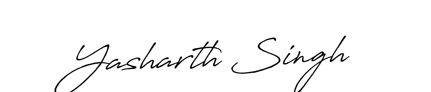 The best way (Antro_Vectra_Bolder) to make a short signature is to pick only two or three words in your name. The name Yasharth Singh include a total of six letters. For converting this name. Yasharth Singh signature style 7 images and pictures png