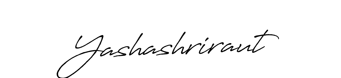 How to make Yashashriraut signature? Antro_Vectra_Bolder is a professional autograph style. Create handwritten signature for Yashashriraut name. Yashashriraut signature style 7 images and pictures png