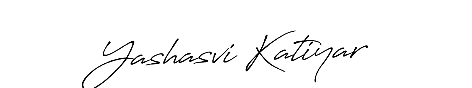 Yashasvi Katiyar stylish signature style. Best Handwritten Sign (Antro_Vectra_Bolder) for my name. Handwritten Signature Collection Ideas for my name Yashasvi Katiyar. Yashasvi Katiyar signature style 7 images and pictures png
