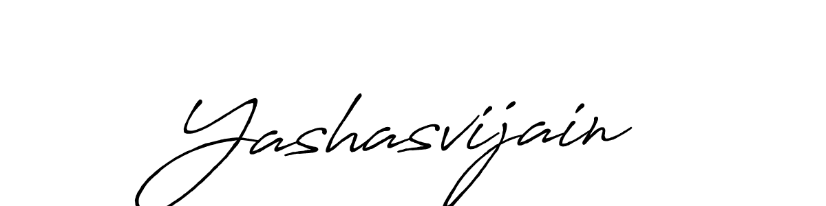 Yashasvijain stylish signature style. Best Handwritten Sign (Antro_Vectra_Bolder) for my name. Handwritten Signature Collection Ideas for my name Yashasvijain. Yashasvijain signature style 7 images and pictures png