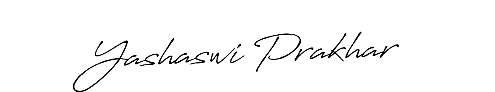 Design your own signature with our free online signature maker. With this signature software, you can create a handwritten (Antro_Vectra_Bolder) signature for name Yashaswi Prakhar. Yashaswi Prakhar signature style 7 images and pictures png
