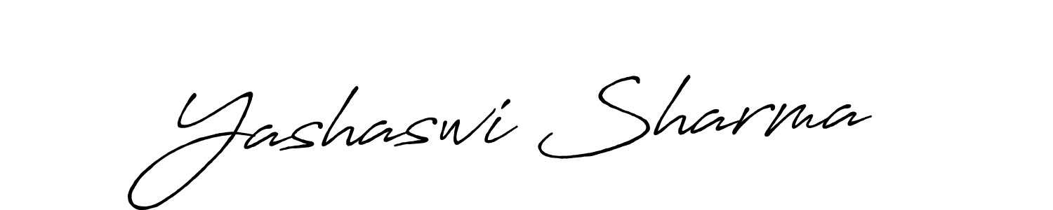 if you are searching for the best signature style for your name Yashaswi Sharma. so please give up your signature search. here we have designed multiple signature styles  using Antro_Vectra_Bolder. Yashaswi Sharma signature style 7 images and pictures png