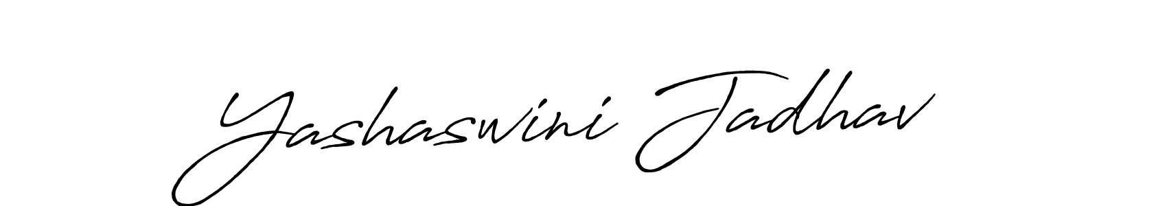 Use a signature maker to create a handwritten signature online. With this signature software, you can design (Antro_Vectra_Bolder) your own signature for name Yashaswini Jadhav. Yashaswini Jadhav signature style 7 images and pictures png