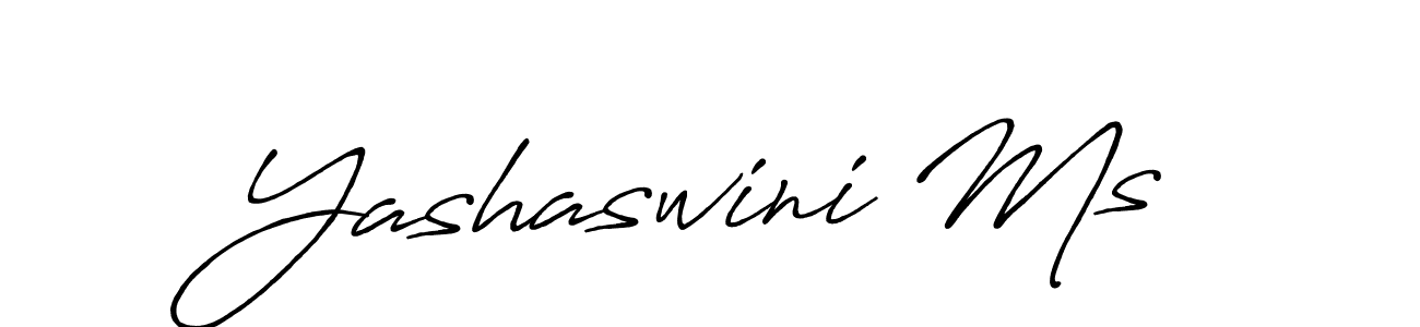 Also we have Yashaswini Ms name is the best signature style. Create professional handwritten signature collection using Antro_Vectra_Bolder autograph style. Yashaswini Ms signature style 7 images and pictures png
