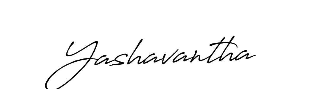 Create a beautiful signature design for name Yashavantha. With this signature (Antro_Vectra_Bolder) fonts, you can make a handwritten signature for free. Yashavantha signature style 7 images and pictures png