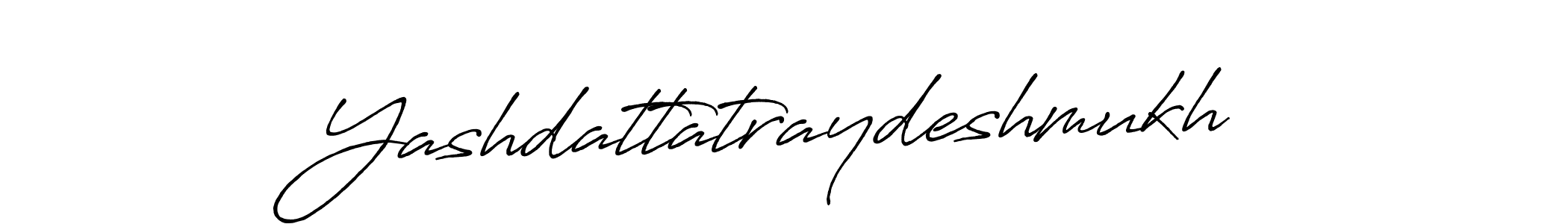 How to make Yashdattatraydeshmukh name signature. Use Antro_Vectra_Bolder style for creating short signs online. This is the latest handwritten sign. Yashdattatraydeshmukh signature style 7 images and pictures png