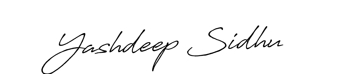 Design your own signature with our free online signature maker. With this signature software, you can create a handwritten (Antro_Vectra_Bolder) signature for name Yashdeep Sidhu. Yashdeep Sidhu signature style 7 images and pictures png