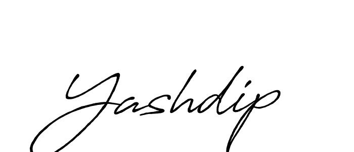 Design your own signature with our free online signature maker. With this signature software, you can create a handwritten (Antro_Vectra_Bolder) signature for name Yashdip. Yashdip signature style 7 images and pictures png