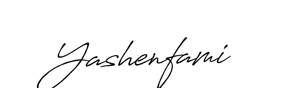 Use a signature maker to create a handwritten signature online. With this signature software, you can design (Antro_Vectra_Bolder) your own signature for name Yashenfami. Yashenfami signature style 7 images and pictures png