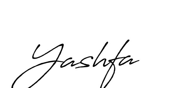 Create a beautiful signature design for name Yashfa. With this signature (Antro_Vectra_Bolder) fonts, you can make a handwritten signature for free. Yashfa signature style 7 images and pictures png