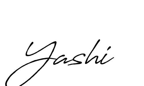 Create a beautiful signature design for name Yashi. With this signature (Antro_Vectra_Bolder) fonts, you can make a handwritten signature for free. Yashi signature style 7 images and pictures png