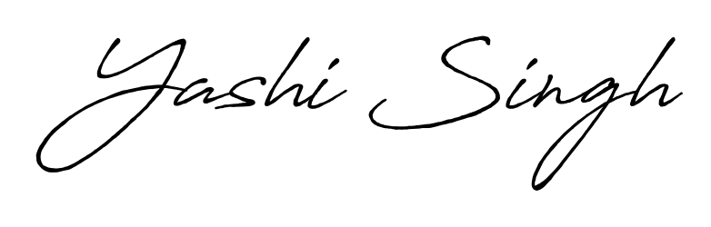 Enhance your business communications with Yashi Singh signature in Antro_Vectra_Bolder lettering. Clean, modern, and universally compatible. Yashi Singh signature style 7 images and pictures png