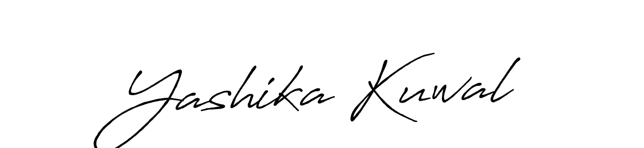 Also You can easily find your signature by using the search form. We will create Yashika Kuwal name handwritten signature images for you free of cost using Antro_Vectra_Bolder sign style. Yashika Kuwal signature style 7 images and pictures png