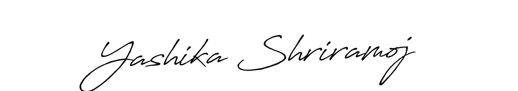 Make a short Yashika Shriramoj signature style. Manage your documents anywhere anytime using Antro_Vectra_Bolder. Create and add eSignatures, submit forms, share and send files easily. Yashika Shriramoj signature style 7 images and pictures png