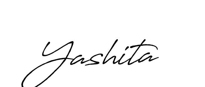 Create a beautiful signature design for name Yashita. With this signature (Antro_Vectra_Bolder) fonts, you can make a handwritten signature for free. Yashita signature style 7 images and pictures png