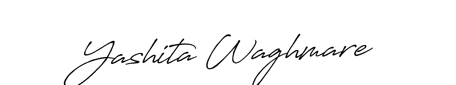 Yashita Waghmare stylish signature style. Best Handwritten Sign (Antro_Vectra_Bolder) for my name. Handwritten Signature Collection Ideas for my name Yashita Waghmare. Yashita Waghmare signature style 7 images and pictures png