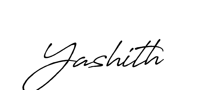 Design your own signature with our free online signature maker. With this signature software, you can create a handwritten (Antro_Vectra_Bolder) signature for name Yashith. Yashith signature style 7 images and pictures png