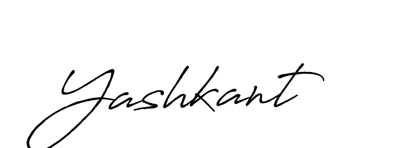 How to make Yashkant signature? Antro_Vectra_Bolder is a professional autograph style. Create handwritten signature for Yashkant name. Yashkant signature style 7 images and pictures png