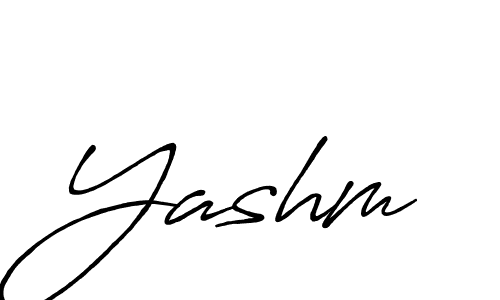 It looks lik you need a new signature style for name Yashm. Design unique handwritten (Antro_Vectra_Bolder) signature with our free signature maker in just a few clicks. Yashm signature style 7 images and pictures png