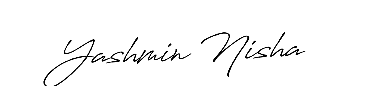 The best way (Antro_Vectra_Bolder) to make a short signature is to pick only two or three words in your name. The name Yashmin Nisha include a total of six letters. For converting this name. Yashmin Nisha signature style 7 images and pictures png