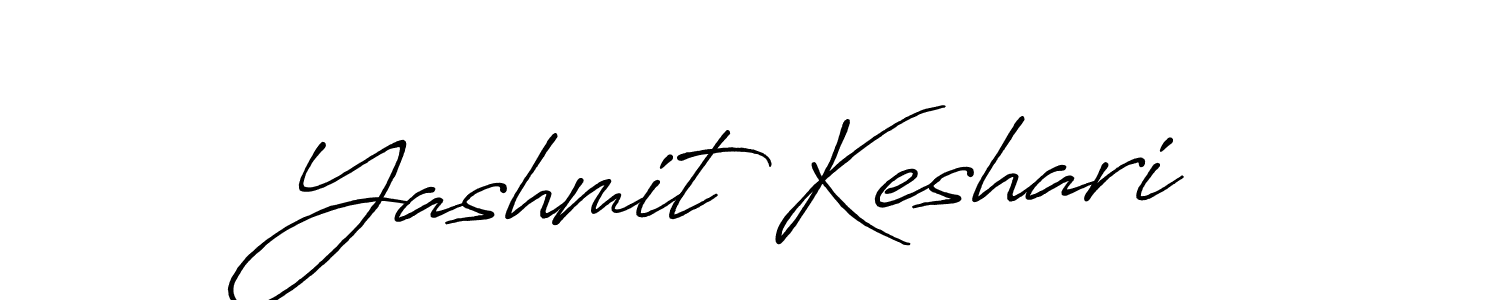 It looks lik you need a new signature style for name Yashmit Keshari. Design unique handwritten (Antro_Vectra_Bolder) signature with our free signature maker in just a few clicks. Yashmit Keshari signature style 7 images and pictures png