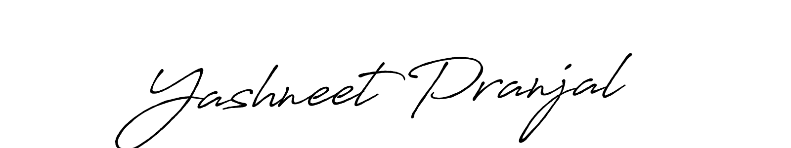 It looks lik you need a new signature style for name Yashneet Pranjal. Design unique handwritten (Antro_Vectra_Bolder) signature with our free signature maker in just a few clicks. Yashneet Pranjal signature style 7 images and pictures png