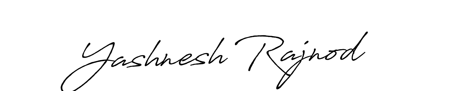 Also we have Yashnesh Rajnod name is the best signature style. Create professional handwritten signature collection using Antro_Vectra_Bolder autograph style. Yashnesh Rajnod signature style 7 images and pictures png