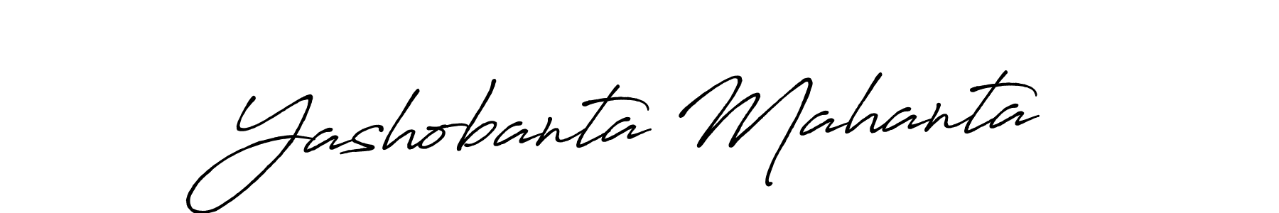 Make a beautiful signature design for name Yashobanta Mahanta. Use this online signature maker to create a handwritten signature for free. Yashobanta Mahanta signature style 7 images and pictures png