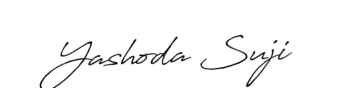 Use a signature maker to create a handwritten signature online. With this signature software, you can design (Antro_Vectra_Bolder) your own signature for name Yashoda Suji. Yashoda Suji signature style 7 images and pictures png
