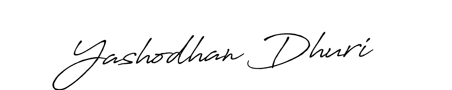 How to make Yashodhan Dhuri signature? Antro_Vectra_Bolder is a professional autograph style. Create handwritten signature for Yashodhan Dhuri name. Yashodhan Dhuri signature style 7 images and pictures png