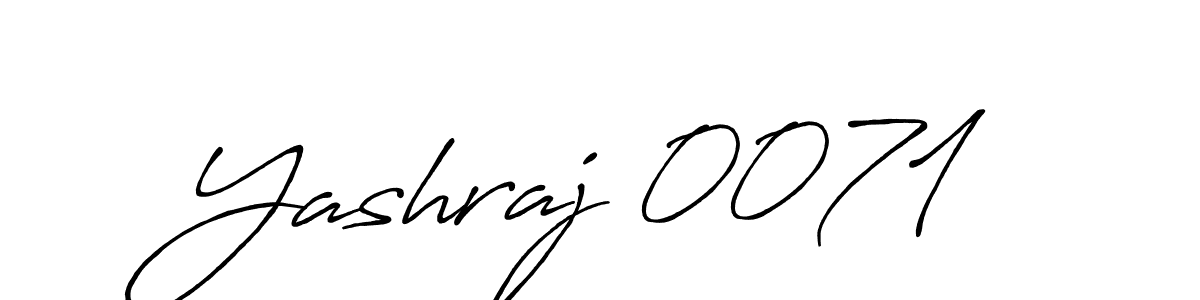 Also we have Yashraj 0071 name is the best signature style. Create professional handwritten signature collection using Antro_Vectra_Bolder autograph style. Yashraj 0071 signature style 7 images and pictures png