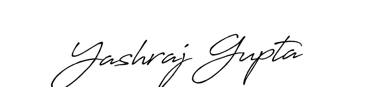 Make a beautiful signature design for name Yashraj Gupta. With this signature (Antro_Vectra_Bolder) style, you can create a handwritten signature for free. Yashraj Gupta signature style 7 images and pictures png