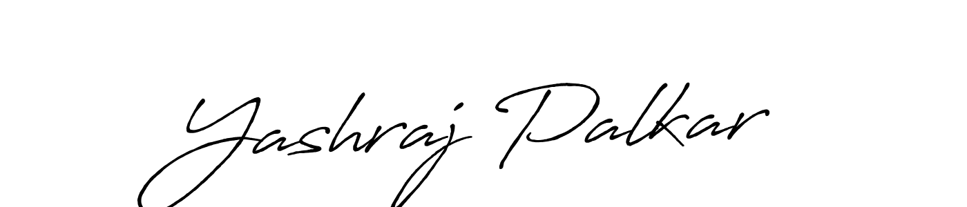 Create a beautiful signature design for name Yashraj Palkar. With this signature (Antro_Vectra_Bolder) fonts, you can make a handwritten signature for free. Yashraj Palkar signature style 7 images and pictures png