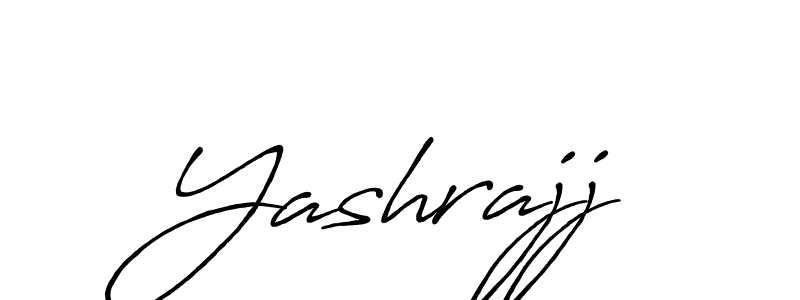How to make Yashrajj name signature. Use Antro_Vectra_Bolder style for creating short signs online. This is the latest handwritten sign. Yashrajj signature style 7 images and pictures png