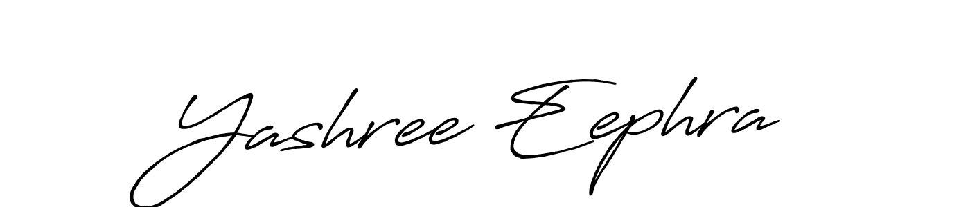 How to make Yashree Eephra signature? Antro_Vectra_Bolder is a professional autograph style. Create handwritten signature for Yashree Eephra name. Yashree Eephra signature style 7 images and pictures png