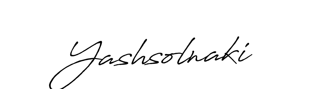 How to make Yashsolnaki name signature. Use Antro_Vectra_Bolder style for creating short signs online. This is the latest handwritten sign. Yashsolnaki signature style 7 images and pictures png