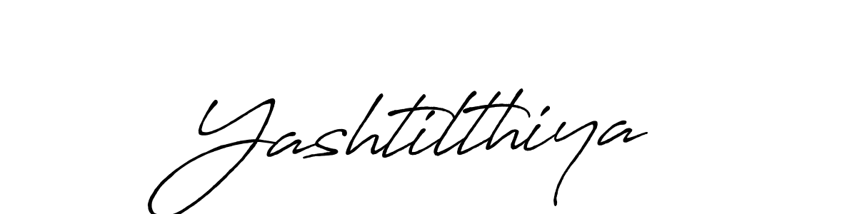 Use a signature maker to create a handwritten signature online. With this signature software, you can design (Antro_Vectra_Bolder) your own signature for name Yashtilthiya. Yashtilthiya signature style 7 images and pictures png