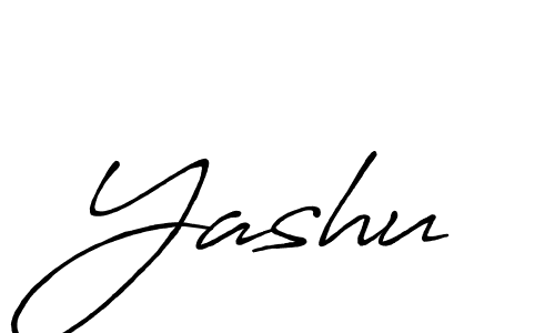 Also we have Yashu name is the best signature style. Create professional handwritten signature collection using Antro_Vectra_Bolder autograph style. Yashu signature style 7 images and pictures png