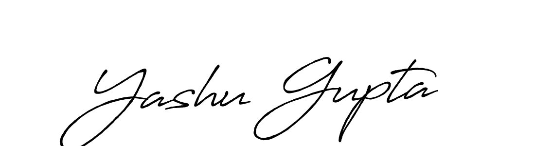 Antro_Vectra_Bolder is a professional signature style that is perfect for those who want to add a touch of class to their signature. It is also a great choice for those who want to make their signature more unique. Get Yashu Gupta name to fancy signature for free. Yashu Gupta signature style 7 images and pictures png