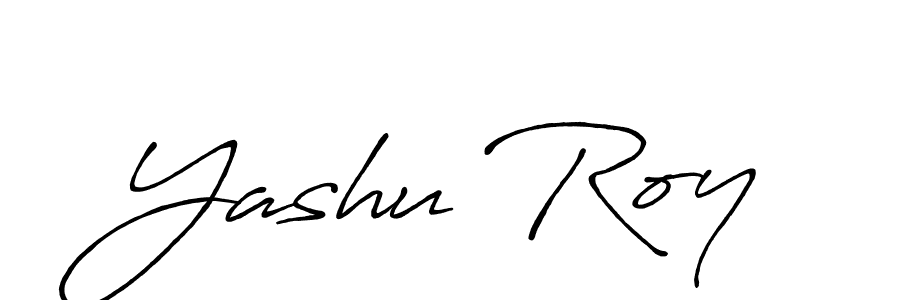 Once you've used our free online signature maker to create your best signature Antro_Vectra_Bolder style, it's time to enjoy all of the benefits that Yashu Roy name signing documents. Yashu Roy signature style 7 images and pictures png