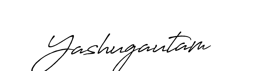 How to make Yashugautam signature? Antro_Vectra_Bolder is a professional autograph style. Create handwritten signature for Yashugautam name. Yashugautam signature style 7 images and pictures png